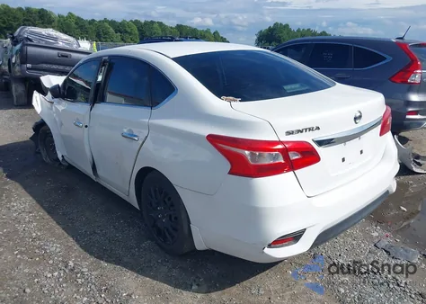 2016 Nissan Sentra S z USA, uszkodzony, nr VIN 3N1AB7AP5GY234642